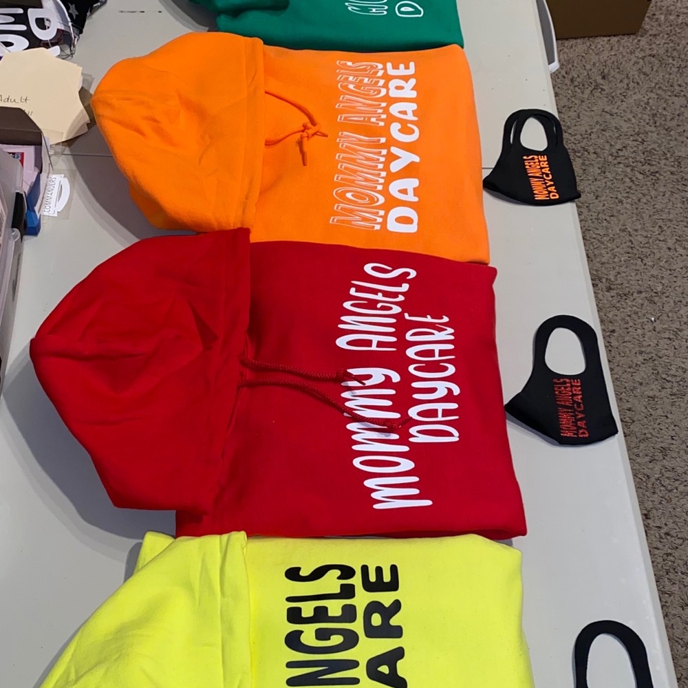 Customize hoodies and mask